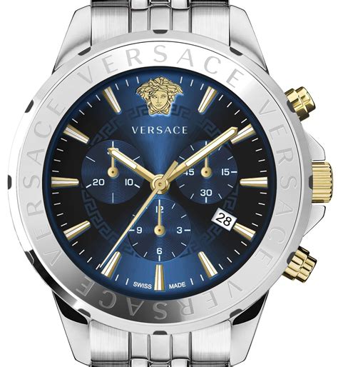 Versace Chronograph Signature Men's Watch Gold 